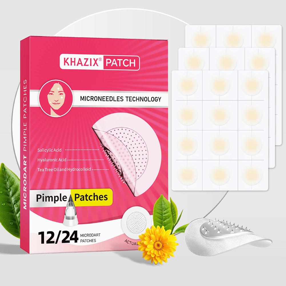 Face Moisturizer - 12/24PCS 마이크로 니들 여드름 패치 하이드로콜로이드