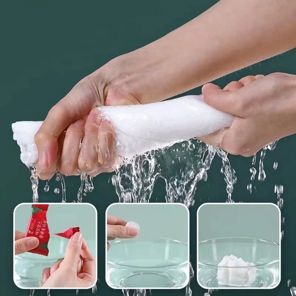 일회용 압축 세안 면타월, 재사용 가능한 부드러운 여행 - Cleanser Face 리뷰 및 가격
