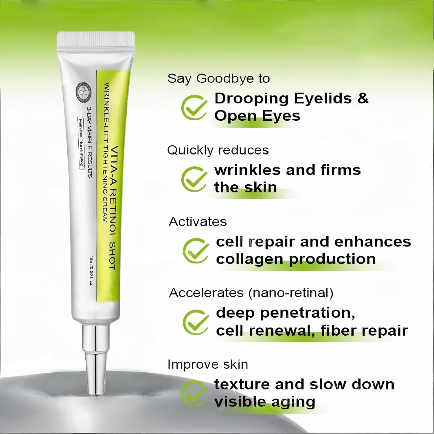 레티놀 샷 아이 페이스 크림 아이 크림 브라이트닝 타이 - Retinol Cream 리뷰 및 가격